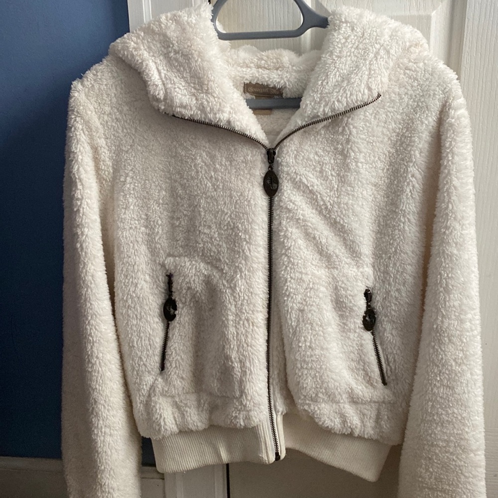 Sherpa material jacket.